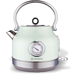Βραστήρας Retro R20811WKG 20x20x25cm 1,7lt 2200W Light Green Morris Ανοξείδωτο Ατσάλι