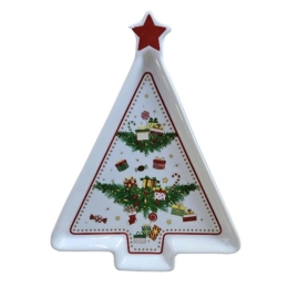 Χριστουγεννιάτικο Πιάτο Δέντρο Elfomagic 738066 21,3x16cm Multi Marva