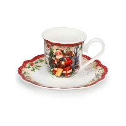 Φλυτζάνι Καφέ Santa Vintage (Σετ 2Τμχ) 760053 90ml Multi Marva
