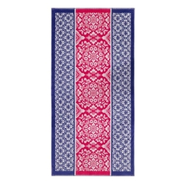 Πετσέτα Θαλάσσης Posillipo Blue-Red Bassetti Θαλάσσης 90x180cm 100% Βαμβάκι