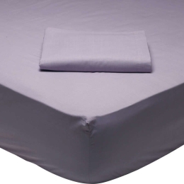 Σεντόνι Με Λάστιχο 1009 Lila Das Home Ημίδιπλο 120x200cm Με Λάστιχο 100% Βαμβάκι