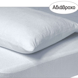 Επίστρωμα Αδιάβροχο 1089 White Das Home Υπέρδιπλo 180x230cm 100% Βαμβάκι