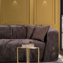 Ριχτάρι 2736 Brown Greenwich Polo Club Διθέσιο 180x250cm Chenille