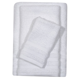 Πετσέτα 1230 Happy White Das Home Σώματος 70x140cm 100% Βαμβάκι
