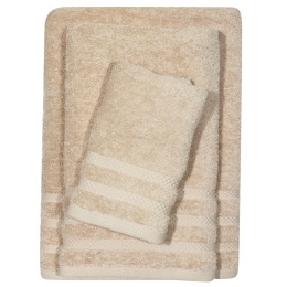 Πετσέτα 1231 Happy Beige Das Home Σώματος 70x140cm 100% Βαμβάκι