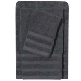 Πετσέτα 1238 Happy Graphite Das Home Σώματος 70x140cm 100% Βαμβάκι