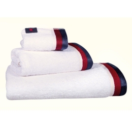 Πετσέτες 3062 (Σετ 3τμχ) White Greenwich Polo Club Σετ Πετσέτες 70x140cm 100% Βαμβάκι