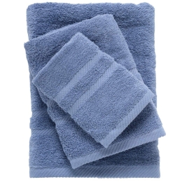 Πετσέτες Best 0716 (Σετ 3τμχ) Blue Das Home Σετ Πετσέτες 70x140cm 100% Βαμβάκι
