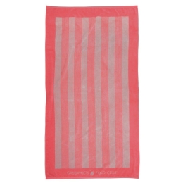 Πετσέτα Θαλάσσης 3887 Coral-Ecru Greenwich Polo Club Θαλάσσης 90x170cm 100% Βαμβάκι