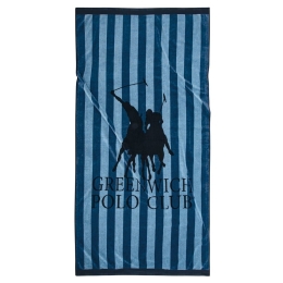 Πετσέτα Θαλάσσης 3855 Blue Greenwich Polo Club Θαλάσσης 90x180cm 100% Βαμβάκι