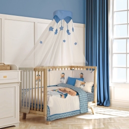 Κουβερλί Βρεφικό 8842 Blue-Beige Greenwich Polo Club 110x150cm Microfiber