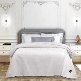 Κουβέρτα 3453 Πικέ White Greenwich Polo Club Υπέρδιπλo 220x240cm 100% Βαμβάκι