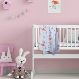 Σεντόνια Βρεφικά 4876 (Σετ 2τμχ) Multi Das Home Λίκνου 70x120cm Βαμβάκι-Πολυέστερ