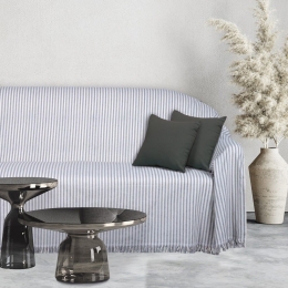 Ριχτάρι 0255 Ecru-Ref Das Home Διθέσιο 180x250cm Βαμβάκι-Πολυέστερ