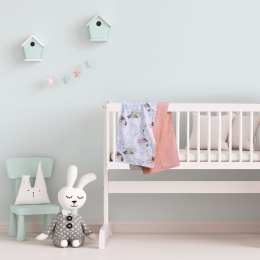 Σεντόνια Βρεφικά 4915 (Σετ 2τμχ) Light Blue-Pink-Mint Das Home Λίκνου 70x120cm 100% Βαμβάκι