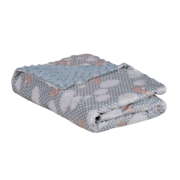 Κουβέρτα Βρεφική Relax 4903 Fleece Blue Das Home Αγκαλιάς 75x100cm Πολυέστερ