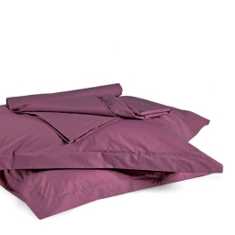 Σεντόνι True Col 0501 Με Λάστιχο Purple Kentia Υπέρδιπλo 160x225cm 100% Πενιέ Βαμβάκι