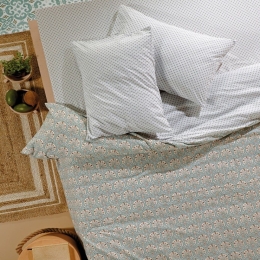 Μαξιλαροθήκες Aurelia 10A (Σετ 2τμχ) Beige-Green Kentia 50Χ70 100% Βαμβάκι