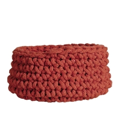 Καλάθι Cestino 231-40 20Χ20Χ10cm Terracotta Kentia 100% Βαμβάκι