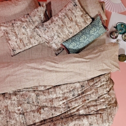 Πάπλωμα Lucas 26 Beige-Ecru-Terracotta-Grey Kentia Μονό 160x240cm 100% Βαμβάκι