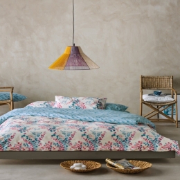 Παπλωματοθήκη Amanda 29 (Σετ 3τμχ) Blue-Rose Kentia Υπέρδιπλο 225x245cm 100% Βαμβάκι