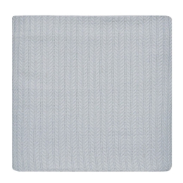 Κουβέρτα Βρεφική Minny 22 Light Grey Kentia Αγκαλιάς 80x100cm 100% Βαμβάκι