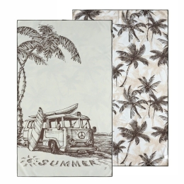 Πετσέτα Θαλάσσης Resort 247 Multi Kentia Θαλάσσης 80x160cm Polyester-Polyamide
