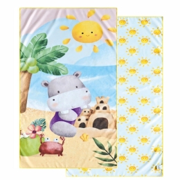 Πετσέτα Θαλάσσης Παιδική Float 243 Multi Kentia Θαλάσσης 70x140cm Polyester-Polyamide