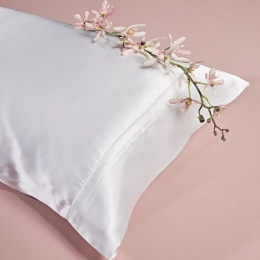 Μαξιλαροθήκη Silk Z00 White Kentia 50X75 Μετάξι
