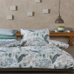 Παπλωματοθήκη Salem 07 (Σετ 3τμχ) Petrol Kentia Υπέρδιπλο 220x240cm 100% Βαμβακοσατέν