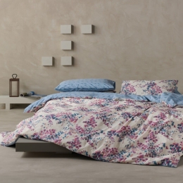 Κουβερλί Amanda 35 Blue-Mauve Kentia Υπέρδιπλο 220x240cm 100% Βαμβάκι