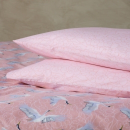 Μαξιλαροθήκες Kimora A (Σετ 2τμχ) Pink Kentia 50Χ70 100% Βαμβάκι