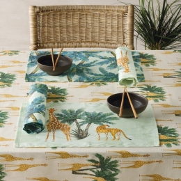 Σουπλά Nessa (Σετ 4τμχ) Veraman Kentia 33x45cm Βαμβάκι-Πολυέστερ