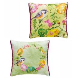 Μαξιλαροθήκη Διακοσμητική Easter 24 01 Multi Kentia 50X50 50x50cm Βαμβάκι-Πολυέστερ