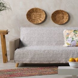 Ριχτάρι Liberty 12 Beige Kentia Τριθέσιο 180x280cm Βαμβάκι-Πολυέστερ