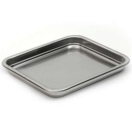 Ταψί Ορθογώνιο Ρηχό 87.A50/T2 33x38cm Inox Ανοξείδωτο Ατσάλι
