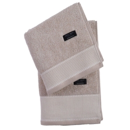 Πετσέτα Plainis Beige Nef-Nef Σώματος 70x140cm 100% Βαμβάκι