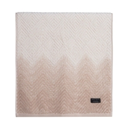 Πετσέτα Chevir Beige Nef-Nef Προσώπου 50x90cm 100% Βαμβάκι