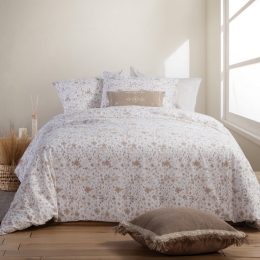 Σεντόνια Valia (Σετ 4τμχ) Beige Nef-Nef Υπέρδιπλο 240x270cm 100% Βαμβάκι