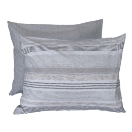 Μαξιλαροθήκη Canfield Grey Nef-Nef 52X72 100% Βαμβάκι
