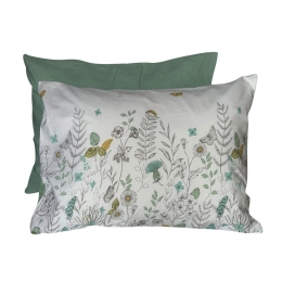 Μαξιλαροθήκη Spring Mood Mint Nef-Nef 52X72 100% Βαμβάκι