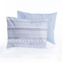 Μαξιλαροθήκη Canfield Blue Blue Nef-Nef 52X72 100% Βαμβάκι