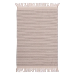 Ποτηρόπανο Strim Beige Nef-Nef 40x60cm Βαμβάκι-Πολυέστερ