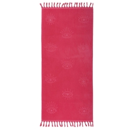 Πετσέτα Θαλάσσης - Παρεό Eyes One Me Fuchsia Nef-Nef Θαλάσσης 80x160cm 100% Βαμβάκι