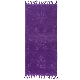 Πετσέτα Θαλάσσης Caprice Purple Nef-Nef Θαλάσσης 80x160cm 100% Βαμβάκι