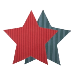 Σουπλά Χριστουγεννιάτικο Διπλής Όψης Straight To Christmas Red-Green Nef-Nef Homeware 50x50cm