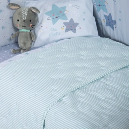 Κουβερλί Βρεφικό Special Aqua Nef-Nef Homeware Κούνιας 110x150cm Microfiber-Polyester