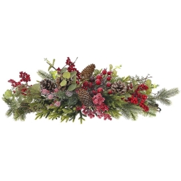 Αψίδα Λουλουδιών Με Berries & Στικ Κανέλας 81589 60cm Multi
