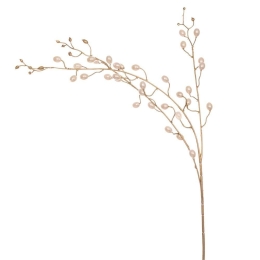 Κλαδί Κρεμαστό Με Πέρλες 86213 85cm White