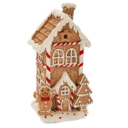 Χριστουγεννιάτικη Φιγούρα Gingerbread Σπίτι 86539 9x8x16cm Multi